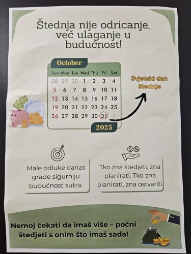 Svjetski dan štednje - 2025